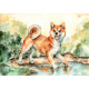 Print - Mother Fox with Pups